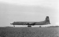G-AXAA @ QLA - G-AXAA, photographed at Lasham Airfield, Hampshire, early summer 1972/3. Probably for maintenance at Dan Air's facility. - by Nick Bowers