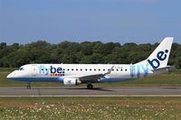 G-FBJE @ LFRB - Embraer ERJ-175STD, Taxiing to holding point rwy 07R, Brest-Bretagne airport (LFRB-BES) - by Yves-Q