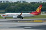B-5465 @ WSSS - Hainan B738 taxies to its gate - by FerryPNL