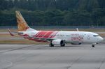 VT-AXM @ WSSS - Air India Express B738 arriving in SIN - by FerryPNL