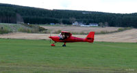 G-CGYG @ X6ET - In action as Glider Tug at Easterton, a gliding field 3 miles south of Elgin, Morayshire  - operated jointly by the Highland Gliding Club and the RAF Gliding and Soaring Assoc - by Clive Pattle