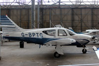G-BPTG @ EGPT - Hangared at Perth EGPT - by Clive Pattle