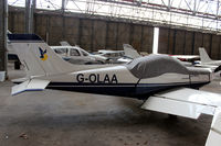 G-OLAA @ EGPT - Hangared at Perth EGPT - by Clive Pattle