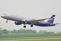 VP-BTL @ LOWW - Aeroflot A321 taking off from VIE/LOWW - by Paul H