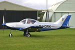 G-HORK @ X5FB - Alpi Aviation Pioneer 300 Hawk, Fishburn Airfield, August 2008. - by Malcolm Clarke