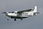 G-GOTF @ EGNT - Cessna 208B Grand Caravan on approach to 25 at Newcastle Airport, April 2007. - by Malcolm Clarke