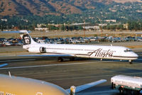 N964AS @ KBUR - McDonnell Douglas DC-9-83 [53078] (Alaska Airlines) 	Burbank-Glendale Pasadena~N 13/10/1998 - by Ray Barber