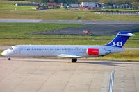 SE-DIF @ EGBB - McDonnell Douglas DC-9-87 [49606] (SAS Scandinavian Airlines) Birmingham Int'l~G 12/01/2005 - by Ray Barber