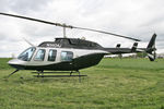 N340AJ @ EGNG - Bell 206-L4 at Bagby Airfield's May Fly-In in 2007. - by Malcolm Clarke