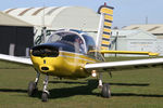 G-BCXB @ X5FB - Morane-Saulnier Rallye 100ST, Fishburn Airfield, April 2007. - by Malcolm Clarke