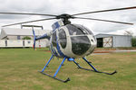 G-JIVE @ EGNG - McDonnell Douglas MD-500E (369E) at Bagby Airfield's May Fly-In in 2007. - by Malcolm Clarke