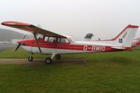 G-BMIG @ EGTR - Taken on a quiet cold and foggy day. With thanks to Elstree control tower who granted me authority to take photographs on the aerodrome. Previously ZS-KGI. Owned by BMIG Group c/o Firecrest Aviation. Sporting '10'. - by Glyn Charles Jones
