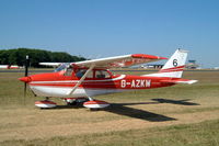 G-AZKW @ EGBP - R/Cessna F.172L Skyhawk [0836] Kemble~G 13/07/2003 - by Ray Barber
