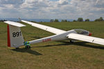 G-IUMB @ X5SB - Schleicher ASW-20L at The Yorkshire Gliding Club, Sutton Bank, N Yorks, April 2009. - by Malcolm Clarke