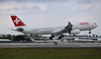 HB-JHG @ MIA - Swiss A330-300 - by Florida Metal