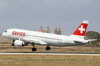 HB-JLS @ LMML - A320 HB-JLS Swiss - by Raymond Zammit