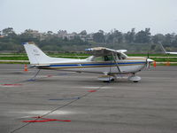 N7186C @ KSBA - Locally-based 1973 Cessna R172K Hawk XP @ Santa Barbara Municipal Airport, CA - by Steve Nation