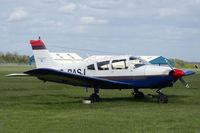 G-BASJ @ EGBP - Cherokee, Bristol Aero club Kemble based, seen parked up. - by Derek Flewin