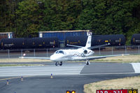 N591DK @ KBFI - Cessna 560 about to take off from Boeing Field. - by Eric Olsen
