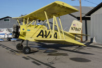 N7867 @ SZP - AVIA uses this 1972 Grumman-Schweizer G-164A Ag-Cat seen @ Santa Paula Airport, CA for banner towing in the LA Area - by Steve Nation