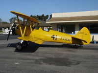 N69765 @ SZP - Locally-based 1941 Boeing N2S-1 Stearman (c/n 75-1044) painted in yellow as Navy 41 @ Santa Paula Airport, CA - by Steve Nation