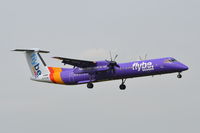 G-FLBE @ EGSH - Landing at Norwich. - by Graham Reeve