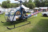 N2SJ @ LAL - Hiller UH-12B - by Florida Metal