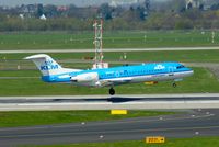 PH-KZT @ EDDL - KLM Cityhopper, is here landing at Düsseldorf Int'l(EDDL) - by A. Gendorf