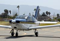 N41PW @ KRHV - Locally-based 1985 Socata TB-20 taxing back to its hangar at Reid Hillview Airport, San Jose, CA. - by Chris Leipelt