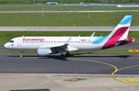 D-AEWC @ EDDL - A320 of Eurowings taxiing past. - by FerryPNL