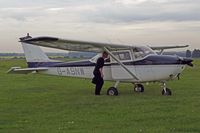 G-ASNW @ EGBP - Skyhawk, Chiseldon-Draycot Farm based, seen parked up. - by Derek Flewin