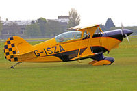 G-ISZA @ EGBP - Pitts Special, Kemble based, previously SE-GTX, G-BLVU, G-HISS, seen taxxing in. - by Derek Flewin