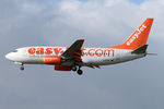 G-EZKA @ EGNT - Boeing 737-73V on approach to 25 at Newcastle Airport, March 2007. - by Malcolm Clarke