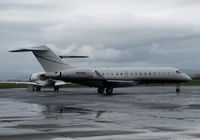 N829RA @ KAPC - R66 Leasing (Alexandria, VA) 1999 Bombardier BD-700-1A10 Global Express arriving in the rain @  Napa County Airport, CA - by Steve Nation