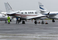 N400RV @ KAPC - Kenney Leasing (Carlsbad, NM) 1979 Beech C90 King Air on the ramp @ rainy Napa County Airport, CA - by Steve Nation