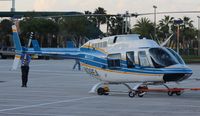 N39EA - Bell 206L at Heliexpo Orlando - by Florida Metal