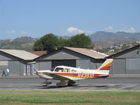 N4351D @ SZP - 1984 Piper PA-28-236 DAKOTA, Lycoming O-540-J3A5D 235 hp, landing roll Rwy 22 - by Doug Robertson