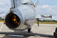 OK-UTI @ LKHK - The first large engine test VK-1, success! http://flying-legends.cz/letadla/mig15/ - by Jiri Sofilkanic