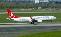 TC-JFL @ EDDL - Turkish Airlines, is here touching down at Düsseldorf Int'l(EDDL) - by A. Gendorf