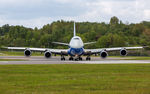VQ-BVC @ ELLX - line up prior departure from RW24 - by Friedrich Becker