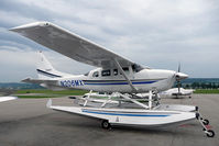 N206MX @ LSZG - On hard ground at Grenchen, customs airport. - by sparrow9