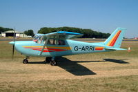 G-ARRI @ EGBP - Cessna 175B Skylark [57001] Kemble~G 13/07/2003 - by Ray Barber