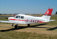 G-SACR @ EGBP - Piper PA-28-161 Cadet [2841046] (Sherburn Aero Club) Kemble~G 13/07/2003 - by Ray Barber