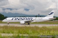 OH-LKF @ LSGG - Finnair ERJ190 holding before line-up. - by FerryPNL
