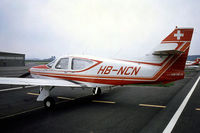 HB-NCN @ LSZF - Rockwell Commander 112TC-A [13151] Birrfeld~HB 13/08/1997. From a slide. - by Ray Barber