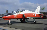 XX163 @ EGVA - BAe Hawk T.1 [312010] (Royal Air Force) RAF Fairford~G 28/06/1981. From a slide. - by Ray Barber