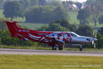 M-NGSN @ EGGW - taxying out at Luton - by Chris Hall