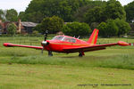 N673SA @ EGTH - 70th Anniversary of the first flight of the de Havilland Chipmunk  Fly-In at Old Warden - by Chris Hall
