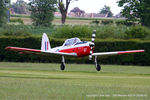 G-BWMX @ EGTH - 70th Anniversary of the first flight of the de Havilland Chipmunk  Fly-In at Old Warden - by Chris Hall