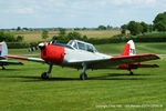 G-BVTX @ EGTH - 70th Anniversary of the first flight of the de Havilland Chipmunk  Fly-In at Old Warden - by Chris Hall